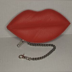 Urban Outfitters Lip-Shaped Red Clutch